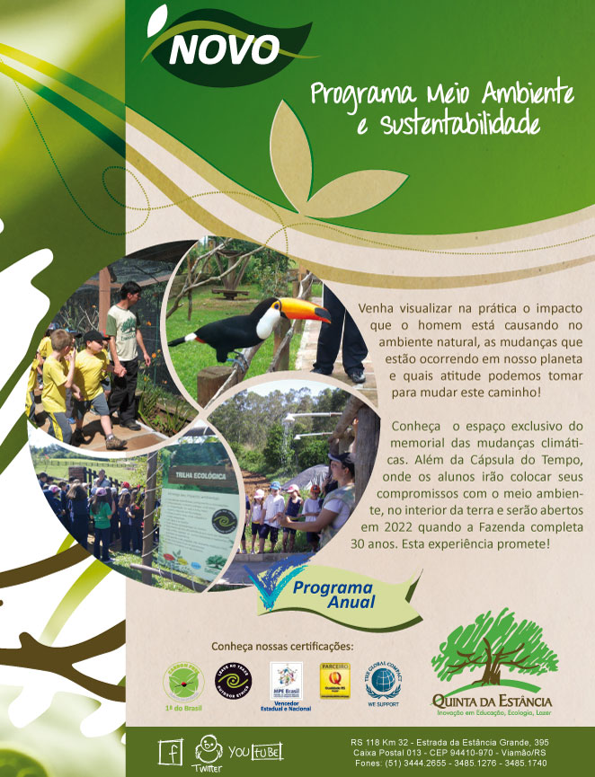 Escolas - Meio Ambiente e Sustentabilidade - Prog anual 2014